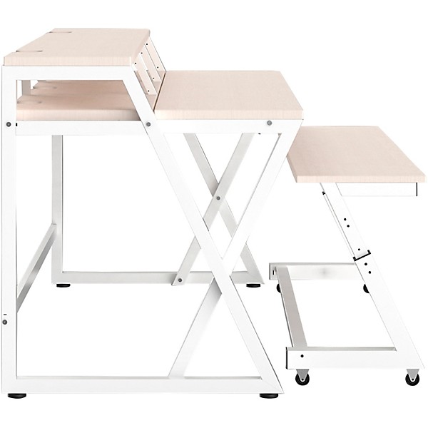 Wavebone Headquarter Studio Workstation Desk - Woodgrain