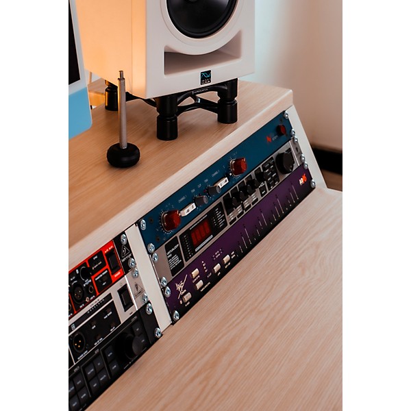 Wavebone Headquarter Studio Workstation Desk - Woodgrain