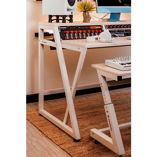 Wavebone Headquarter Studio Workstation Desk - Woodgrain