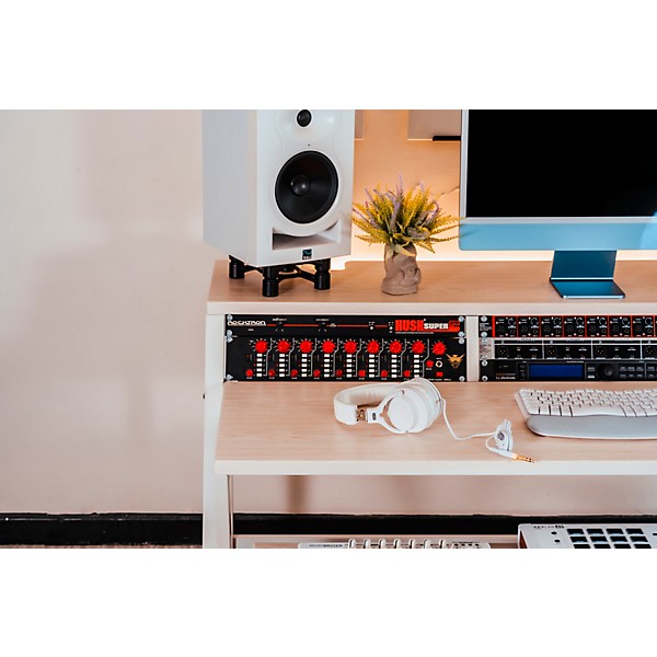 Wavebone Headquarter Studio Workstation Desk - Woodgrain