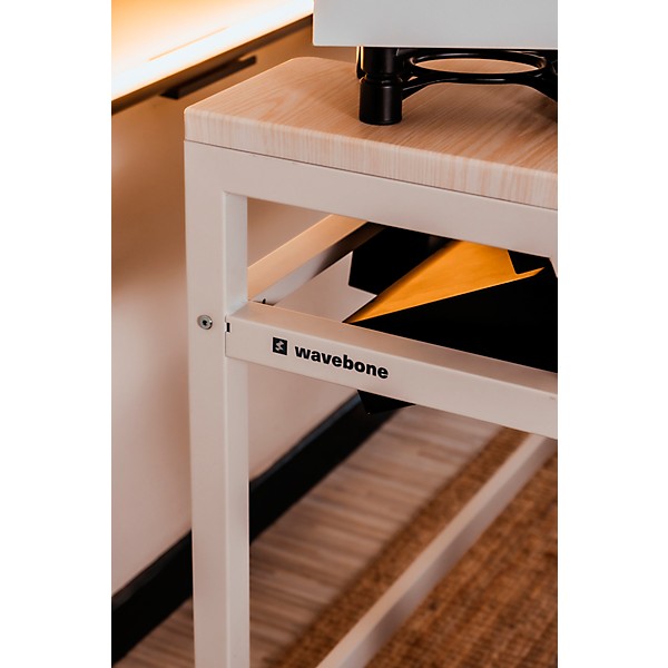 Wavebone Headquarter Studio Workstation Desk - Woodgrain