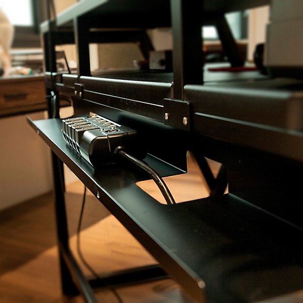 Wavebone Headquarter Studio Workstation Desk - Black