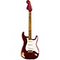 Fender Custom Shop 1969 Stratocaster Heavy Relic Quartersawn Maple Neck Electric Guitar Aged Candy Apple Red