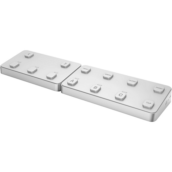 LAVA MUSIC Wireless Effects Pedal Foot Controller - Silver