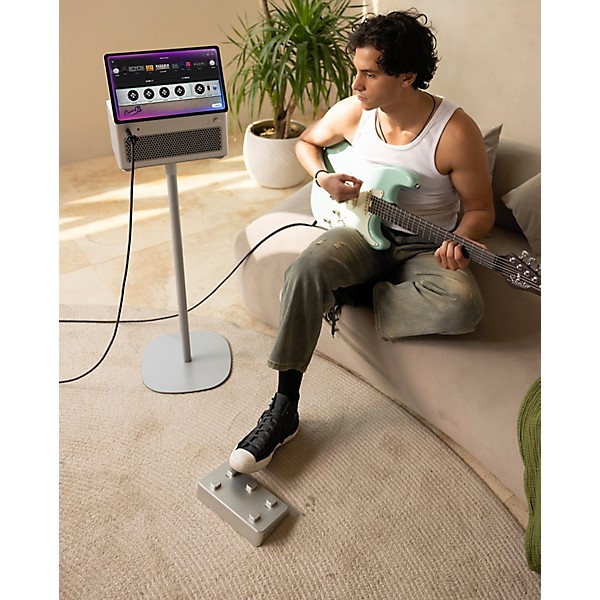 LAVA MUSIC Wireless Effects Pedal Foot Controller - Silver