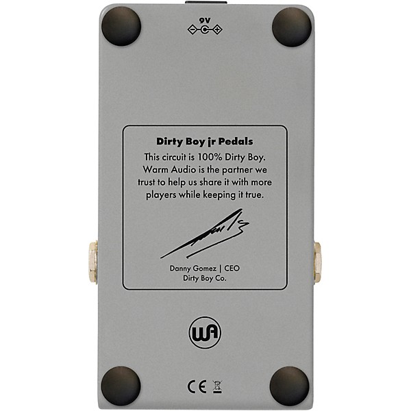 Warm Audio Dirty Boy Jr. Overdrive Pedal