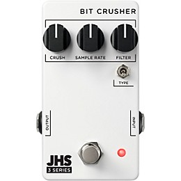 JHS Pedals 3 Series Bit Crusher Pedal - White