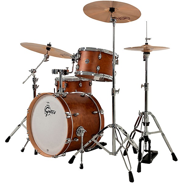 Gretsch Drums Catalina Club 3-Piece Shell Pack With 20" Bass Drum - Satin Walnut Glaze