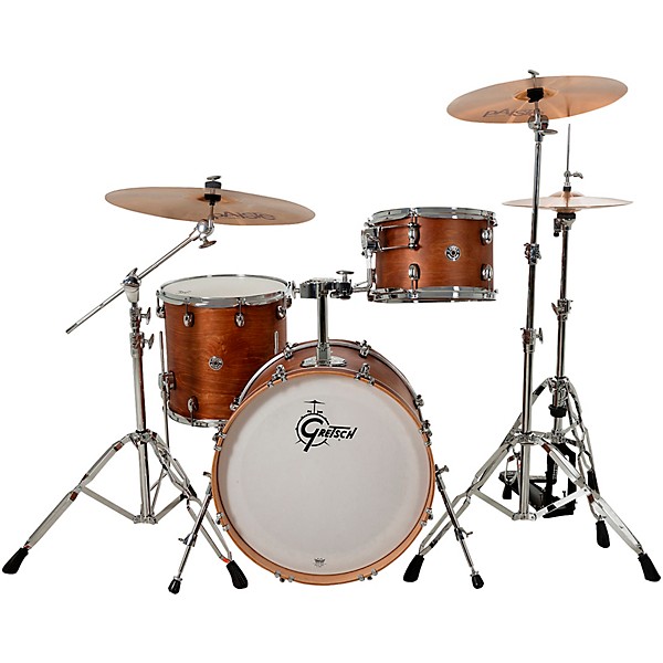 Gretsch Drums Catalina Club 3-Piece Shell Pack With 20" Bass Drum - Satin Walnut Glaze
