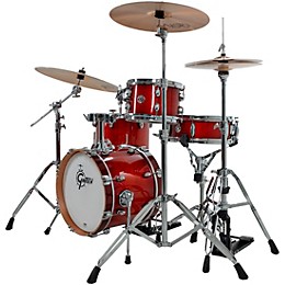 Gretsch Drums Catalina Club Micro 4-Piece Shell Pack With 16" Bass Drum Gloss Crimson Burst