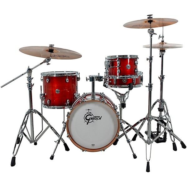 Gretsch Drums Catalina Club Micro 4-Piece Shell Pack With 16" Bass Drum Gloss Crimson Burst