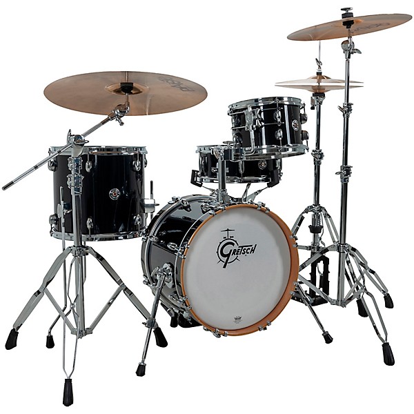 Gretsch Drums Catalina Club Micro 4-Piece Shell Pack With 16" Bass Drum Piano Black