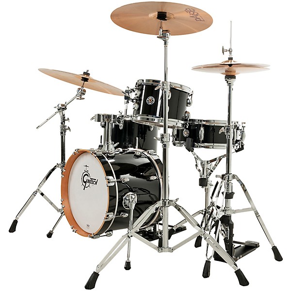 Gretsch Drums Catalina Club Micro 4-Piece Shell Pack With 16" Bass Drum Piano Black