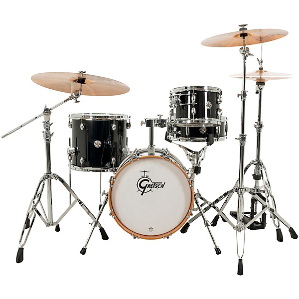 Gretsch Drums Catalina Club Micro 4-Piece Shell Pack With 16" Bass Drum Piano Black