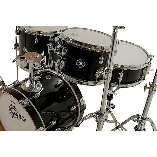 Gretsch Drums Catalina Club Micro 4-Piece Shell Pack With 16" Bass Drum Piano Black