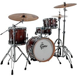 Gretsch Drums Catalina Club Micro 4-Piece Shell Pack With 16" Bass Drum Satin Antique Fade