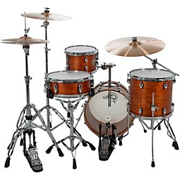 Gretsch Drums Catalina Club Micro 4-Piece Shell Pack With 16" Bass Drum Satin Walnut Glaze