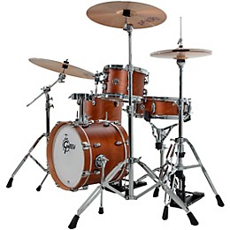 Gretsch Drums Catalina Club Micro 4-Piece Shell Pack With 16" Bass Drum Satin Walnut Glaze