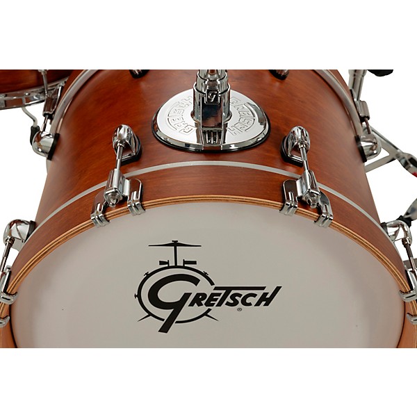 Gretsch Drums Catalina Club Micro 4-Piece Shell Pack With 16" Bass Drum Satin Walnut Glaze