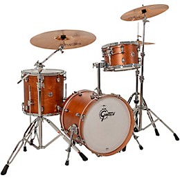Gretsch Drums Catalina Club 3-Piece Shell Pack With 18" Bass Drum - Satin Walnut Glaze