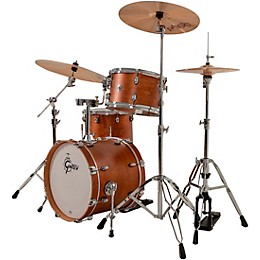 Gretsch Drums Catalina Club 3-Piece Shell Pack With 18" Bass Drum - Satin Walnut Glaze