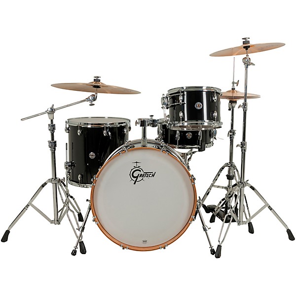 Gretsch Drums Catalina Club 4-Piece Shell Pack With 22" Bass Drum - Piano Black