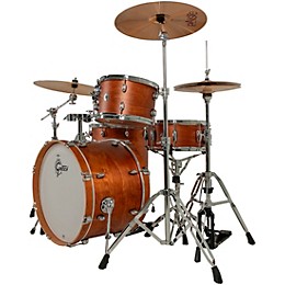 Gretsch Drums Catalina Club 4-Piece Shell Pack With 22" Bass Drum - Satin Walnut Glaze