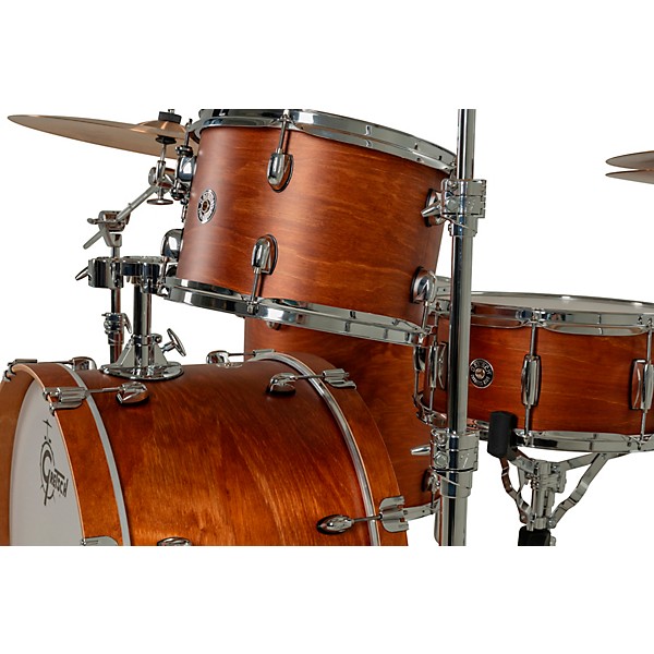 Gretsch Drums Catalina Club 4-Piece Shell Pack With 22" Bass Drum - Satin Walnut Glaze