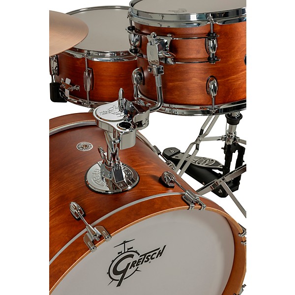 Gretsch Drums Catalina Club 4-Piece Shell Pack With 22" Bass Drum - Satin Walnut Glaze