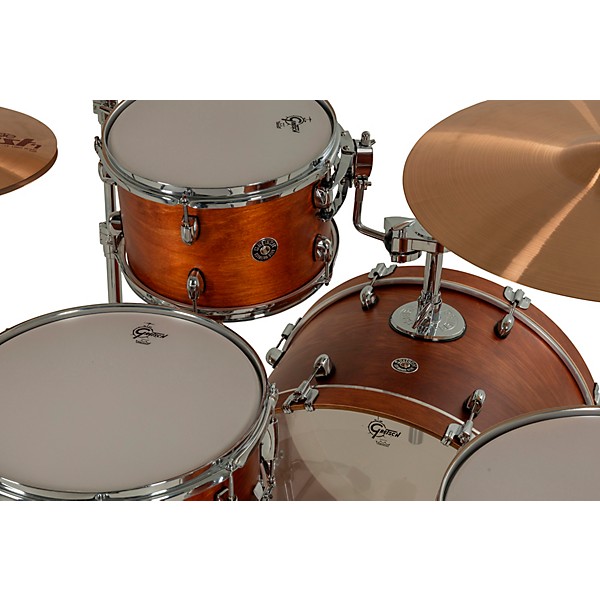 Gretsch Drums Catalina Club 4-Piece Shell Pack With 22" Bass Drum - Satin Walnut Glaze