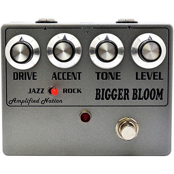 Amplified Nation Bigger Bloom Overdrive Pedal - Anodized Aluminum