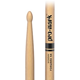 Promark Classic Forward Hickory Drum Sticks - 5A Wood Tip, 12-Pack 5A Wood