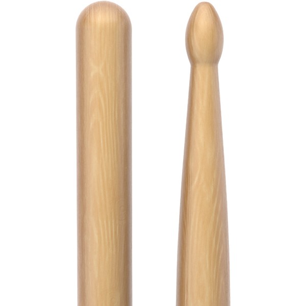 Promark Classic Forward Hickory Drum Sticks - 5A Wood Tip, 12-Pack 5A Wood