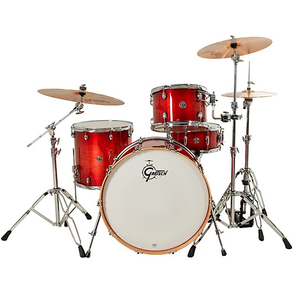 Gretsch Drums Catalina Club 4-Piece Shell Pack With 24" Bass Drum - Gloss Crimson Burst