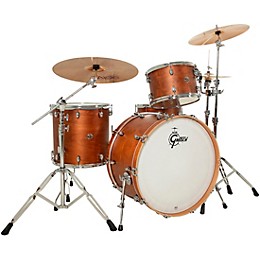 Gretsch Drums Catalina Club 4-Piece Shell Pack With 24" Bass Drum - Satin Walnut Glaze