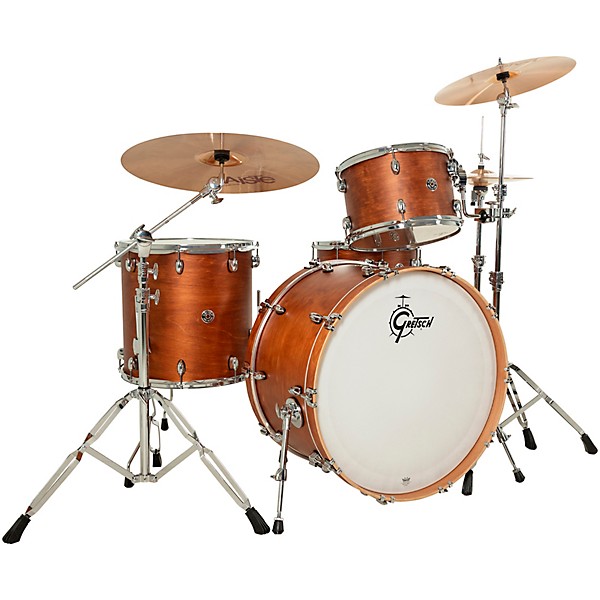 Gretsch Drums Catalina Club 4-Piece Shell Pack With 24" Bass Drum - Satin Walnut Glaze