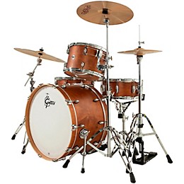 Gretsch Drums Catalina Club 4-Piece Shell Pack With 24" Bass Drum - Satin Walnut Glaze