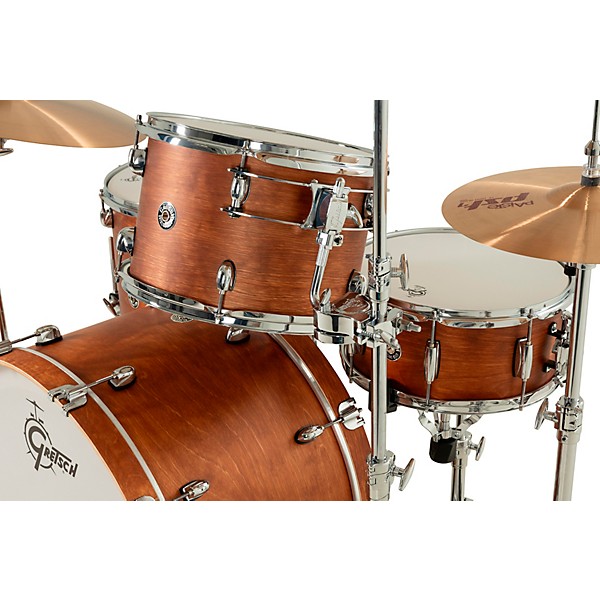 Gretsch Drums Catalina Club 4-Piece Shell Pack With 24" Bass Drum - Satin Walnut Glaze