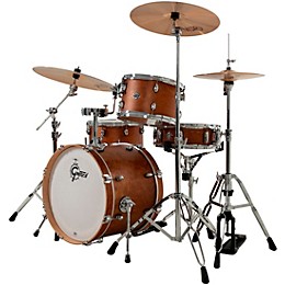 Gretsch Drums Catalina Club 4-Piece Shell Pack With 20" Bass Drum - Satin Walnut Glaze