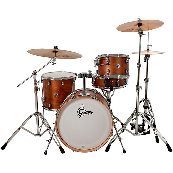 Gretsch Drums Catalina Club 4-Piece Shell Pack With 20" Bass Drum - Satin Walnut Glaze