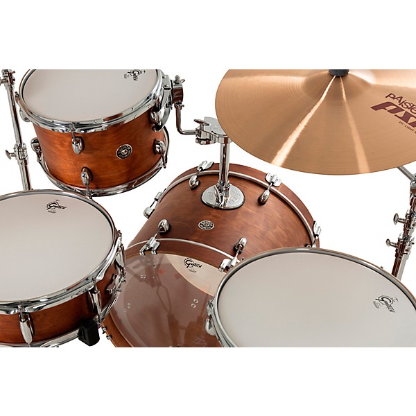 Gretsch Drums Catalina Club 4-Piece Shell Pack With 20" Bass Drum - Satin Walnut Glaze