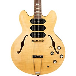 Gibson Custom M2M 1964 ES-335 Figured P-90 VOS Semi-Hollow Electric Guitar Antique Natural