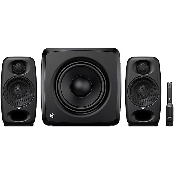 IK Multimedia 2.1 iLoud Micro Monitor Pro Studio Monitor Bundle - Black