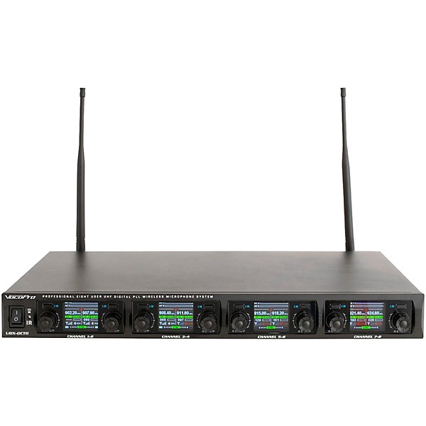 VocoPro UDX-PLAY-16 Digital UHF PLL Wireless Headset Microphone System - 16 Headsets
