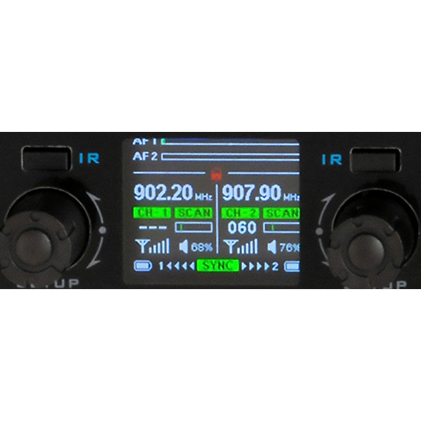 VocoPro UDX-PLAY-16 Digital UHF PLL Wireless Headset Microphone System - 16 Headsets