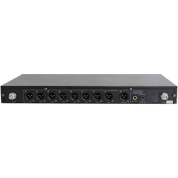 VocoPro UDX-PLAY-8 Digital UHF PLL Wireless Headset Microphone System - 8 Headsets