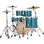Gretsch Drums Energy Complete 5-Piece Drum Set With 22" Bass Drum and Paiste Cymbals - Gloss Blue Sparkle