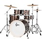 Gretsch Drums Energy Complete 5-Piece Drum Set With 22" Bass Drum and Paiste Cymbals - Gloss Grey Steel