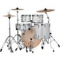 Gretsch Drums Energy Complete 5-Piece Drum Set With 22" Bass Drum and Paiste Cymbals - Gloss Silver Sparkle