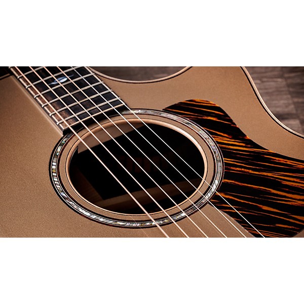 Taylor Next Generation 814ce Limited Edition Grand Auditorium Acoustic-Electric Guitar - Casablanca Beige Metallic